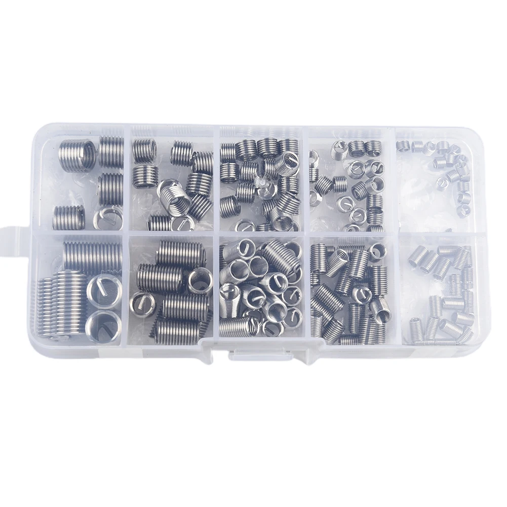 

Avoid Workpiece Loss Threaded Inserts 150pcs 304 Stainless Steel Car Accessories Threaded Inserts Easy To Maintain