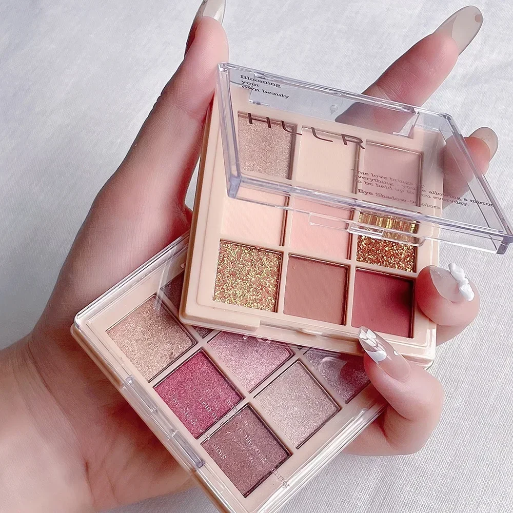 Waterproof Shimmering Matt Eyeshadow Palette Glitter Pearlescent Long Lasting Eye Shadow Pigment Makeup Palette Cosmetic eye shadow plate