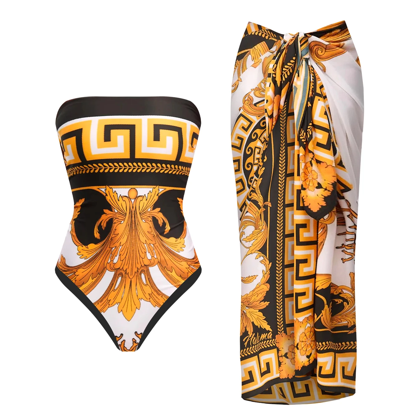 2025 New Arrival Push Up Women Bikini Set Floral Printed Ruffle Bikinis Strappy Bandage Swimwear Brazilian Biquini Bathing Suit 1