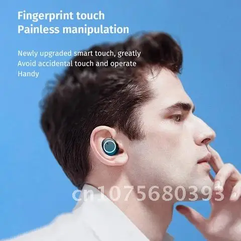

Wireless Headphones Bluetooth 5.1 Headset TWS Small Square Box Sports Outdoor Bluetooth Headset for Smart Phone F9-3 Earphone