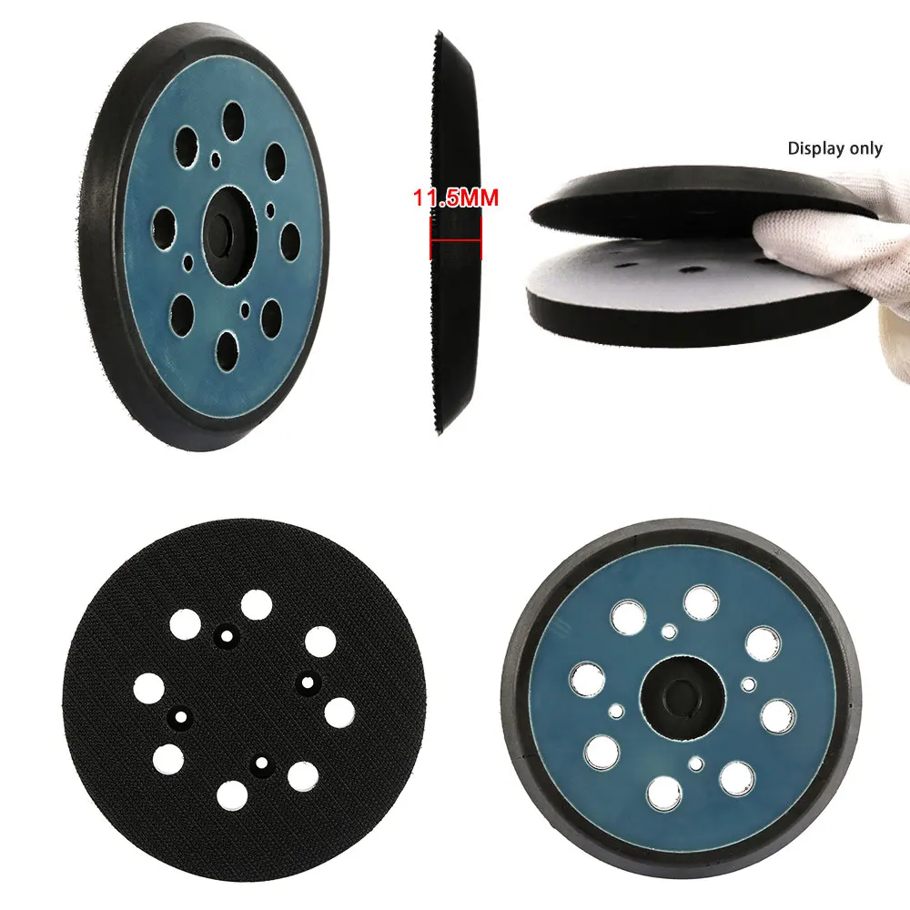125mm Sanding Backing Pad Electric Tools 5 Inch 8 Holes Backup Stick Makita Orbital Sander Disk Discs Porter Cable Pad Hook Loop