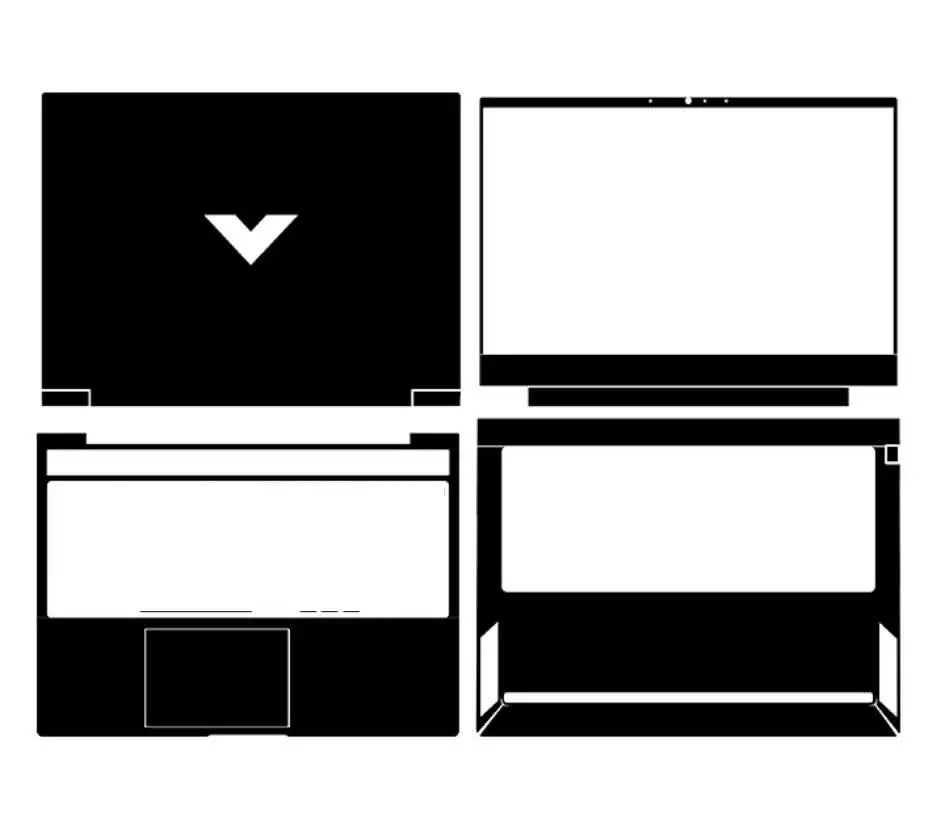 Kh Laptop Sticker Skin Decalcomanie Cover Protector Guard Per Hp Victus Gaming Laptop 16-R0006Tx