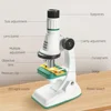 1200X Microscopio Kit Portable Microscope High Definition Eyepiece Experimental  Tools for Children's Lab Education Experiments 5