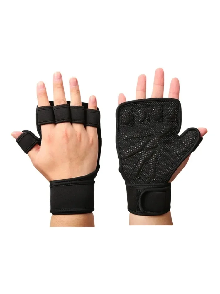 Heavy Duty Gym Training Gloves with Wrist and Palm Protection