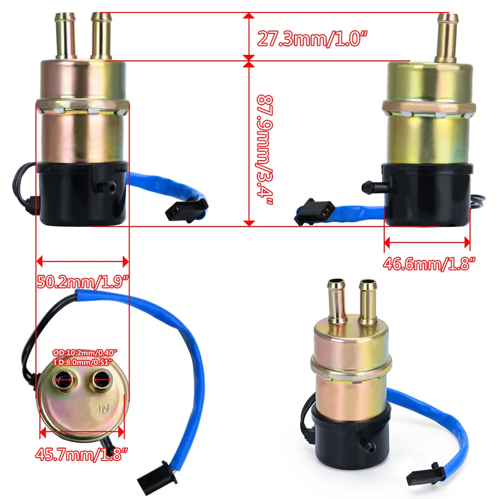 Motorcycle Fuel Pump 12v For CBR600F CBR600F2 CBR600F3 CBR600F4 1987-2000 PQY-DZB11 fuel pump fuel transfer pump