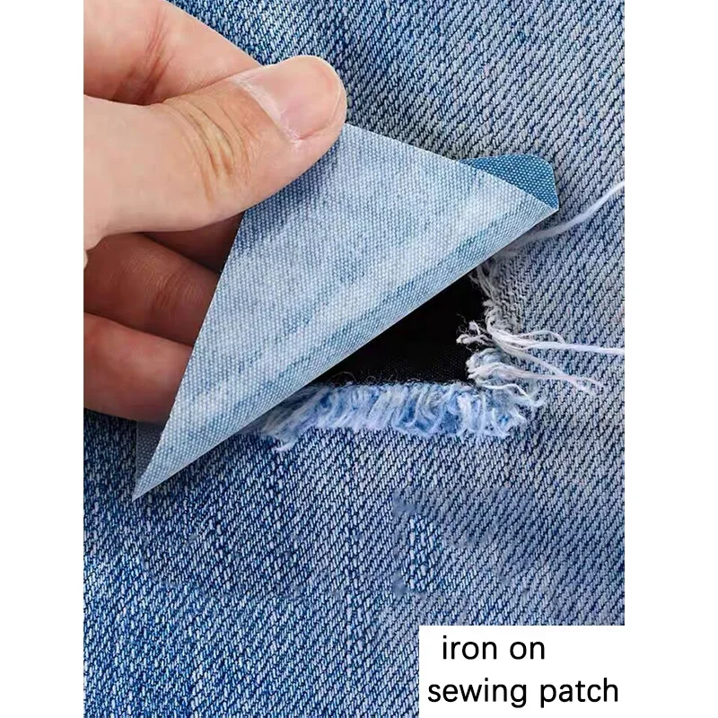 30 Farbe 2 stücke Ellbogen Patches Knie Applique Patch Jean Eisen auf Patch Reparatur Hosen Kleidung DIY Stoff Näh zubehör – Detail 6