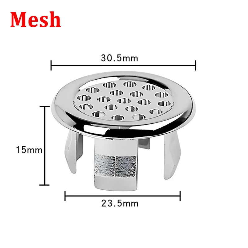 5 Pièces Anneau De Débordement D’Évier Couvercle De Trop-Plein De Trou