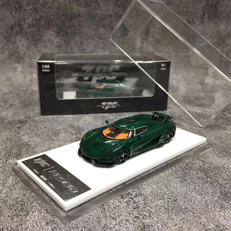 

TPC 1:64 модель автомобиля Regera литой спортивный автомобиль-зеленый