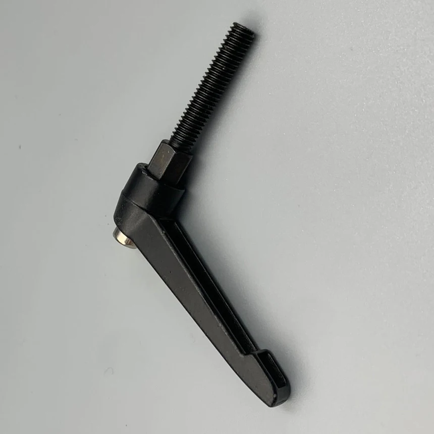Leva Di Bloccaggio M8 Regolabile In Lega 16-60mm | Maniglia A Cricchetto Per Macchinari | Filettatura Maschio Esterna | Colore Nero