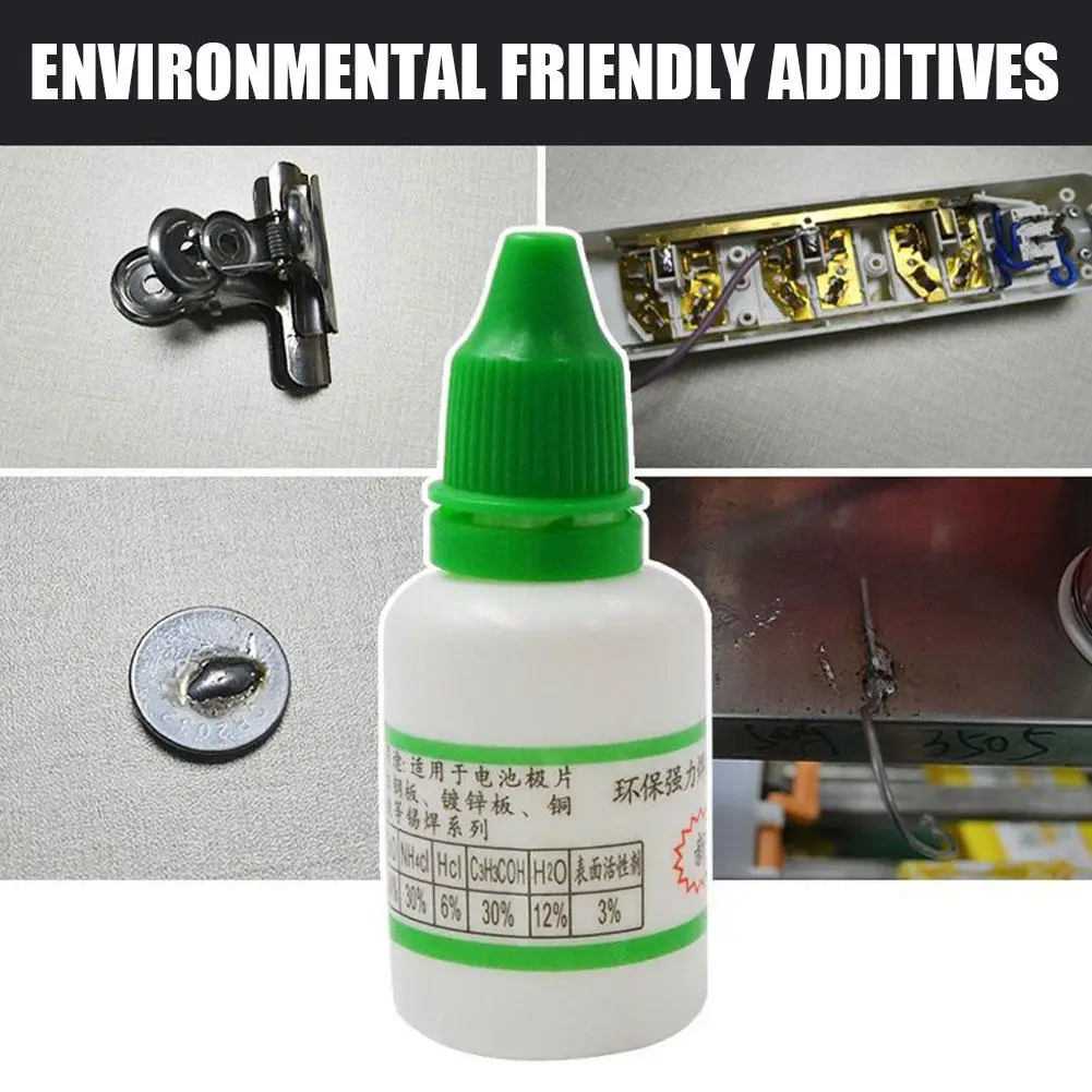 

20ml Stainless Steel Flux Soldering Paste Liquid Solder Effective Welding Tools Welding Tool Liquid Quick Soldering Materia S4x5