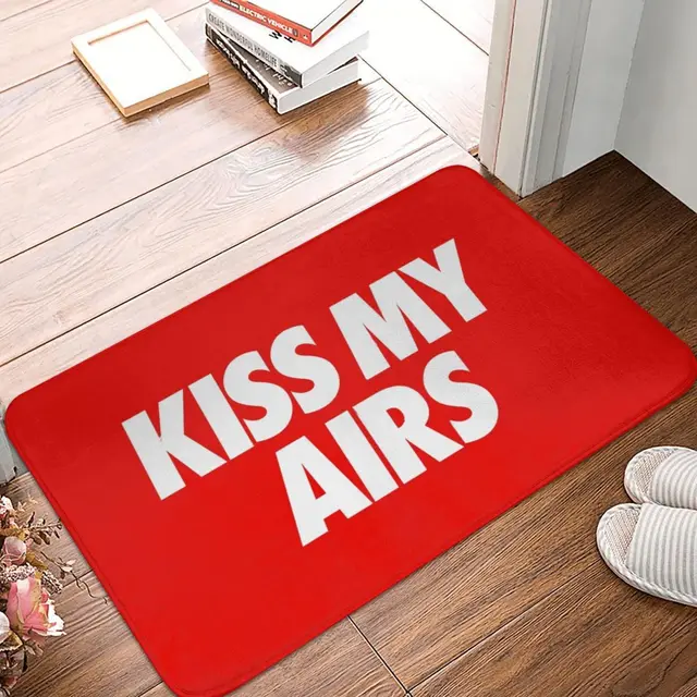 Kiss My Airs Doormat Rug Carpet Mat Footpad Polyester Non-slip Cushion Front Room Corridor Kitchen Bedroom Balcony Toilet