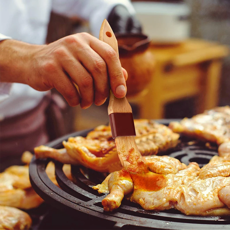 Oil Brush Baking Barbecue Pastry tools camping Egg Cake Bread Brushes Food for Kitchen Cooking tool bbq accessories Tools 804