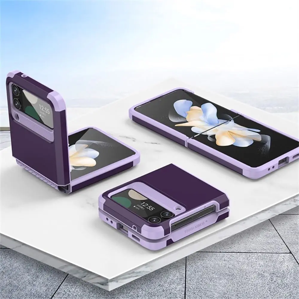 Z flip 3/4/5 fall für samsung galaxy z flip4 z flip3 scharniers chutz panzerung stoßfest schützende handy hülle abdeckung z flip – Detail 21