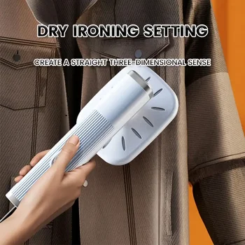 USB-Powered Mini Iron Compact Handheld Garment Steamer for Travel, and Home Use Lightweight Plastic Design Travel Iron Portable 1