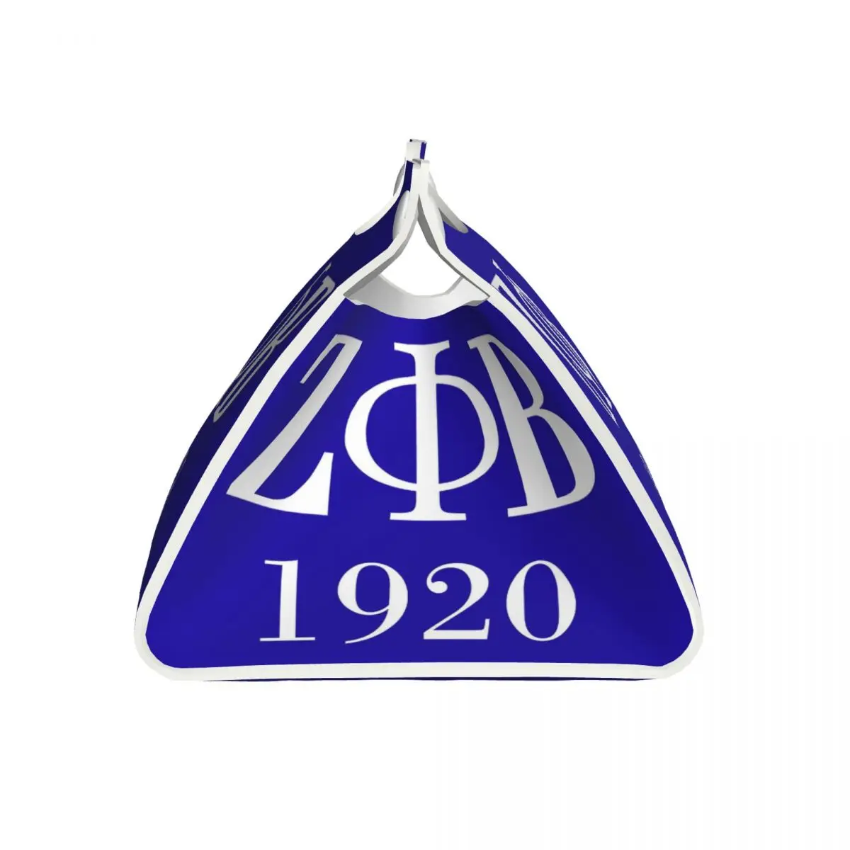 Custom Zeta Phi Beta Sorority Logo Facial Tissue Box Cover Rectangular Greek Letter 1920 PU Leather Tissue Box Holder for Office 3