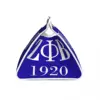 Custom Zeta Phi Beta Sorority Logo Facial Tissue Box Cover Rectangular Greek Letter 1920 PU Leather Tissue Box Holder for Office 3