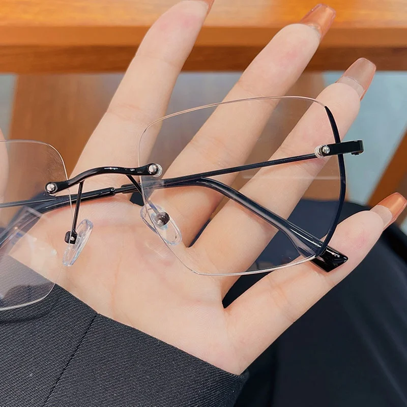 

Очки солнцезащитные фотохромные унисекс, без рамки, классические аксессуары для защиты от излучения, в металлической оправе