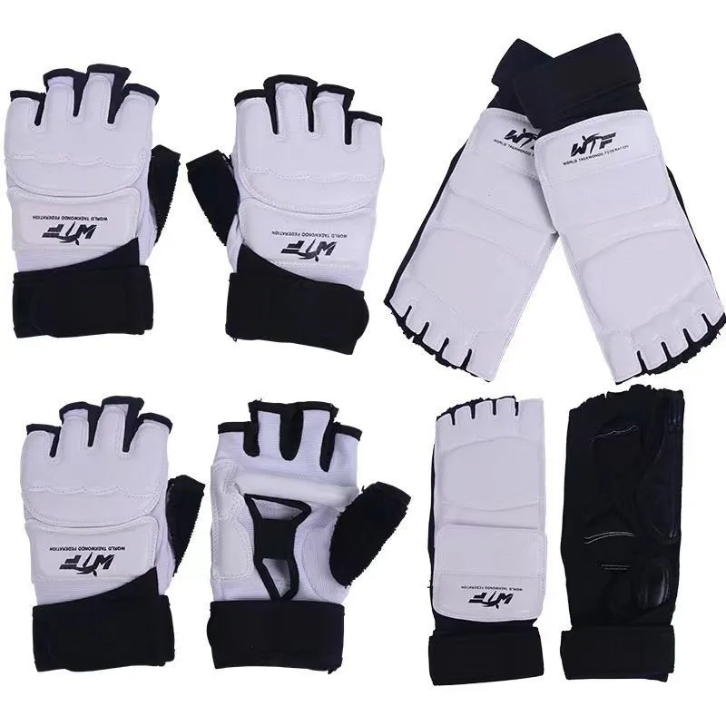 Boxing Gloves Taekwondo Protective Foot Cover Martial arts Combat Protective Training Hand and Foot Protection Set 1Set