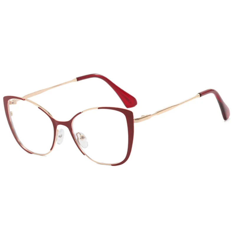 Riangular Cat Eyes Frame Clear Lens Glasses Women Myopia Nerd Spectacles Degree -0.5 -1.0 -2.0 -3.0 -4.0 to -6.0 5