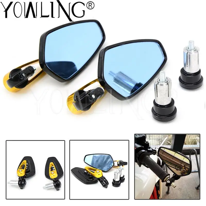 

Universal motorcycle Scooter bar end Rearview Mirrors For Honda MSX125 MSX300 MSX 125 MSX 300 MSX125 300 PCX 125/150 PCX125