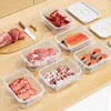 Fruits Meat Preservation Food Storage Box Portable Food Grade Fridge Organizer Container Transparent 2