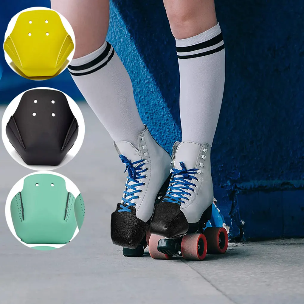 2Pcs Roller Skates Head Protective Case Leather Universal Portable Ice  Skates Durable Toe Caps for Roller Skate Accessories - AliExpress