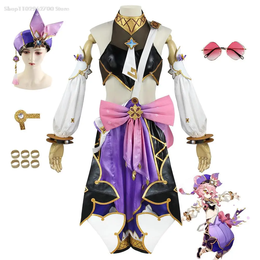 

Genshin Impact Cosplay Costume Dori Uniform Wig Anime Halloween Costumes Women Game