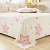 100% Cotton New Printed Cartoon Bed Sheet King Size Bed Cover Beautiful Cheap Three Piece Set Full Bed Sheet with  Pillowcases 4