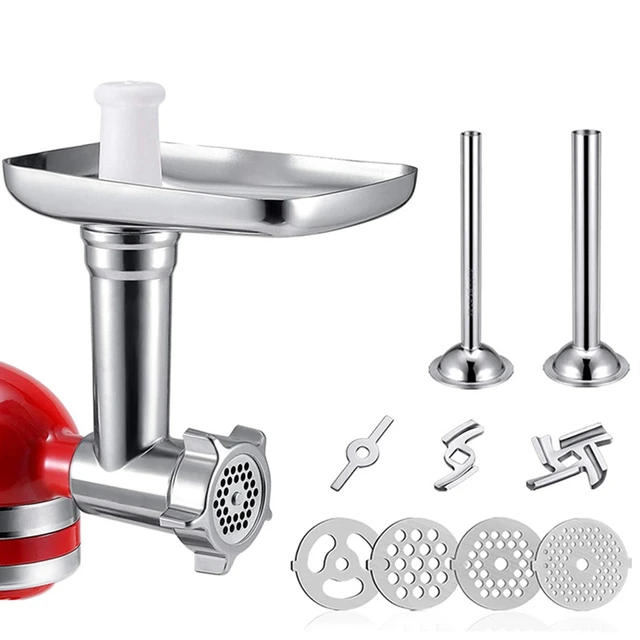 Includes Food Grinder Attachment and Sausage Stuffer Tubes, Compatible with  KitchenAid Stand Mixers