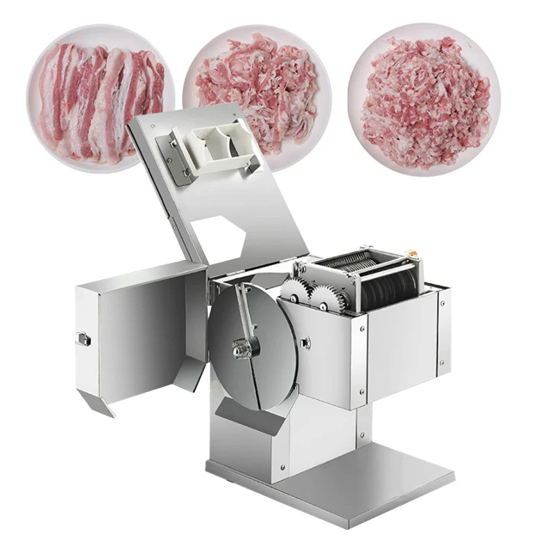 

220V Multi-functional Meat Slicer Cutting Machine Stainless Steel Electric Slicer Vegetable Pork and Mutton Meat Cutter