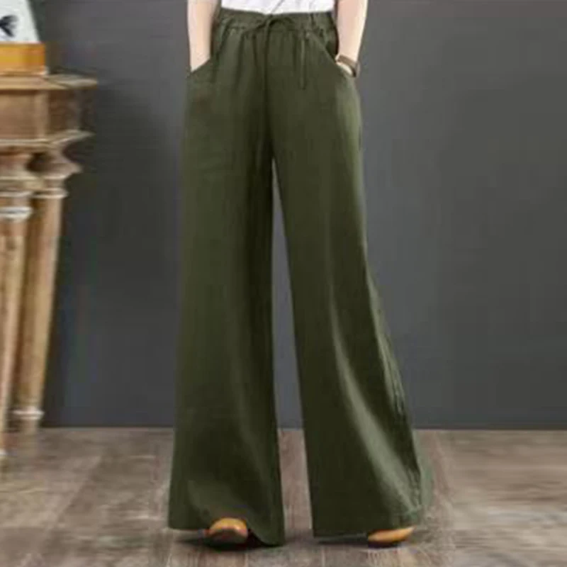 Рисунок 4 - Брюки женские льняные с широкими штанинами