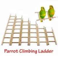 New Wooden Ladder Swing Scratcher Climbing Ladder Hamsters Parrot Toys Pet Supplies 1