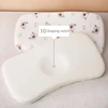 Cotton Children Memory Foam Pillow Infant Baby Shaping Pillow Summer Breathable Home Student Nap Pillow Cartoon Style Pillowcase 3