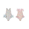 Girls Swimsuit  Amoi Baby One Piece Sling Print Cute Beach  Bikini Swimwear Baby Girl Swimsuits 2-7Y biquini infantil menina 4
