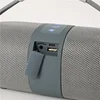 Rechargeable RGB Color Portable TG668 High Volume Subwoofer Dual Channel LED Diaphragm Bluetooth Speaker 2
