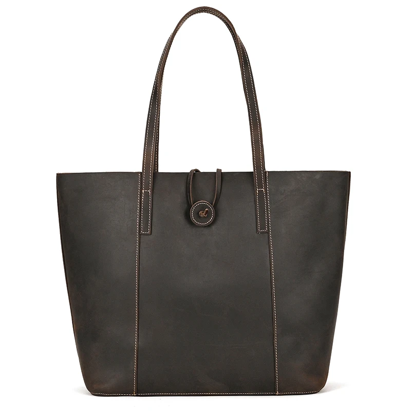 

Fashion Leather Women Handbags Vintage Style Women Tote Bag Genuine Leather Ladies Shoulder Bag composite bag for female totes