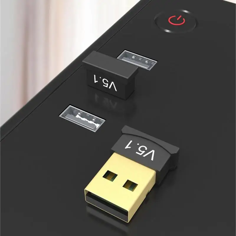 블루투스 호환 어댑터, 편리한 휴대용 USB 어댑터, 5.1 서라운드 사운드 어..