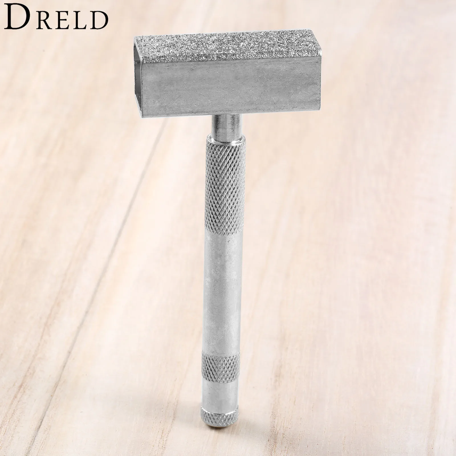 Dreld 1pc Handheld Diamond Dressing Tool Grinding Wheel Disc Stone
