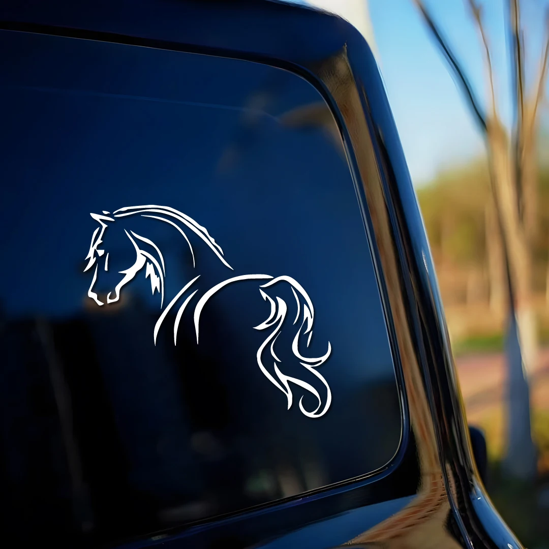 Unruly Horse Comic Stickers: High-Quality Decals for Cars, Trucks, Motorcycles, and Laptops