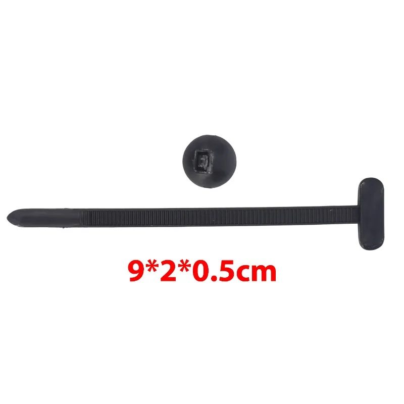 Universal Nylon Cable Tie Buckle Auto Fastener Screw Replacement Clip Car Fender Trunk Engine Guard Panel Wire Management Secure