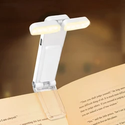 USB Rechargeable LED Clip-On Reading Light (White)