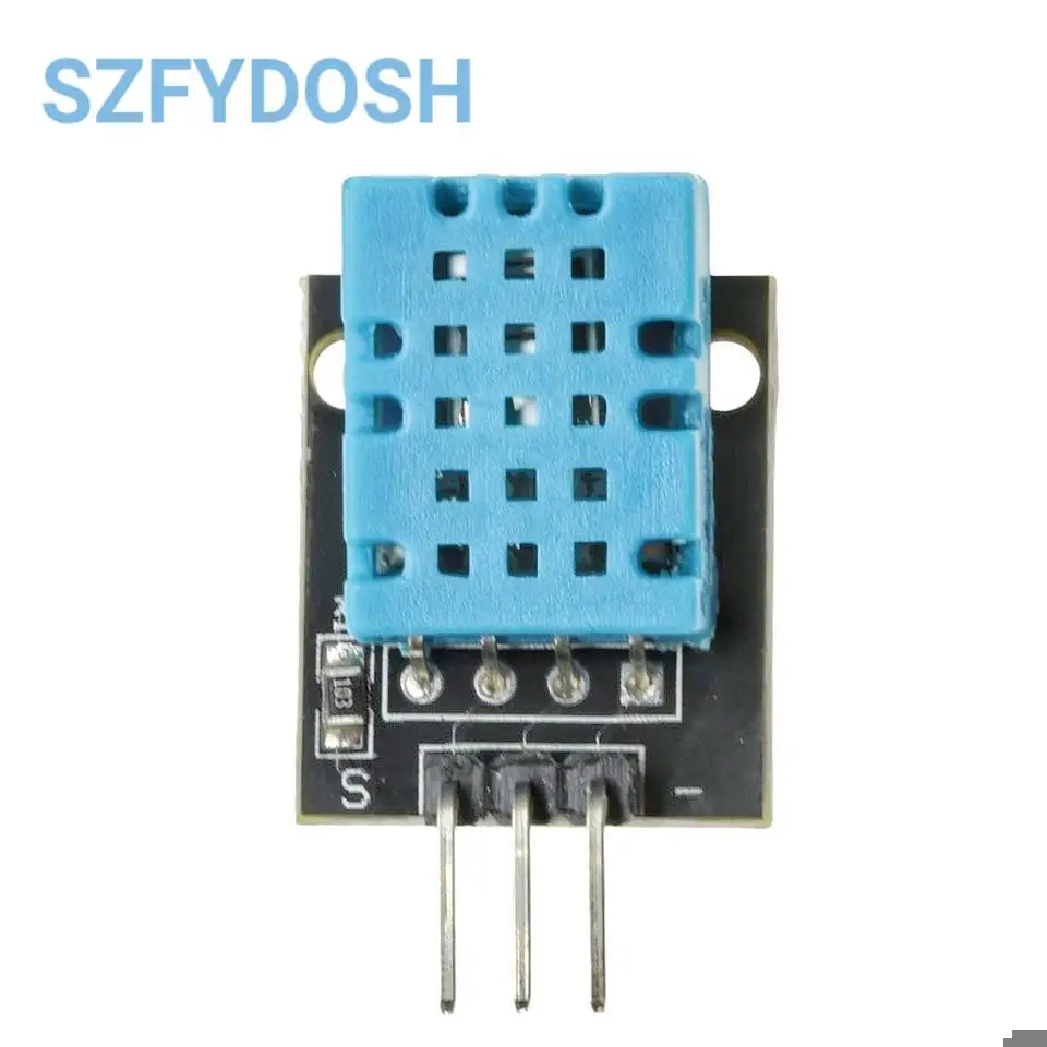 Enhanced Digital Temperature & Humidity Sensor Module with LED Display and Dupont Line for DIY Electronic Projects