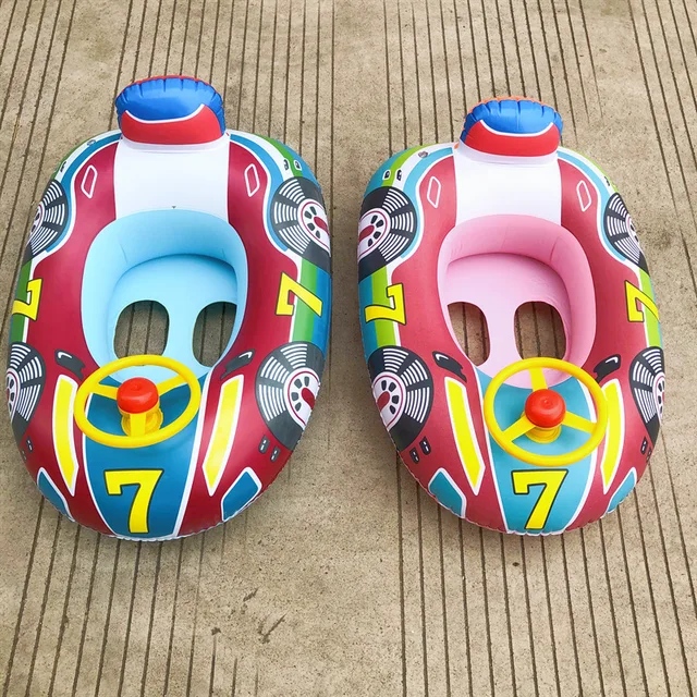 Inflatable Baby Float Lying Swimming Rings Infant Waist Swim Ring Toddler Swim Trainer Buoy Pool Accessories Water Fun Pool Toys 3