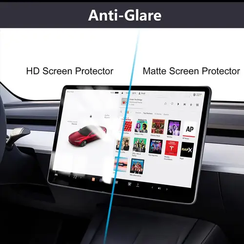 Screen Protective Tempered Glass Film for Tesla Model 3 Highland 2024 Model Y Juniper 2025 Rear Center Control Screen - Image 3