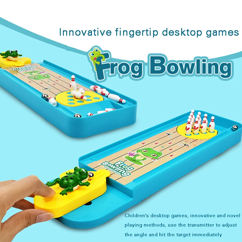 Parent-Child Interactive Table Sports Game Toy Bowling Educational Gift For Kids Mini Desktop Bowling Game Toy Funny Indoor Toys 3