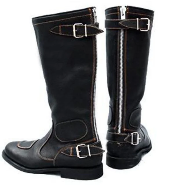 Botas altas para montar a caballo hasta la rodilla, zapatos de