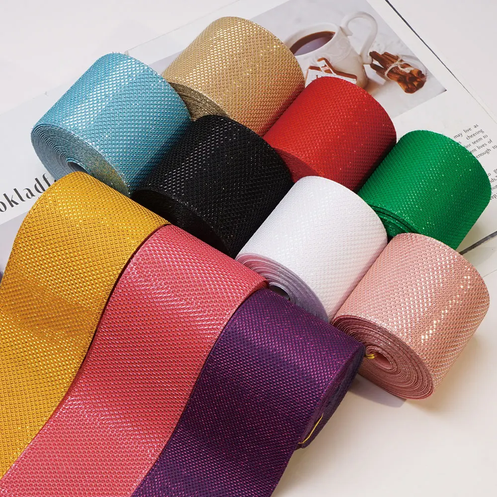 3Inches Mesh Fabric Ribbons For DIY Clothing Decor Bows Band Clothes ...