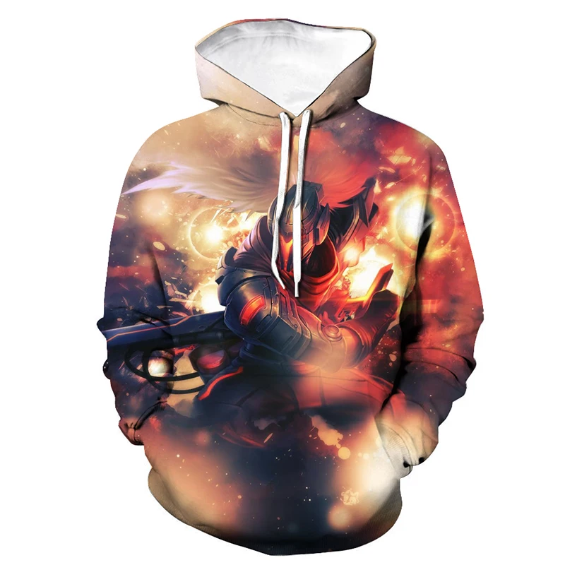 League of Legends 3D Printing Lux Hoodie Fashion Hip-hop Men and Women  Casual Sweater Hoodie