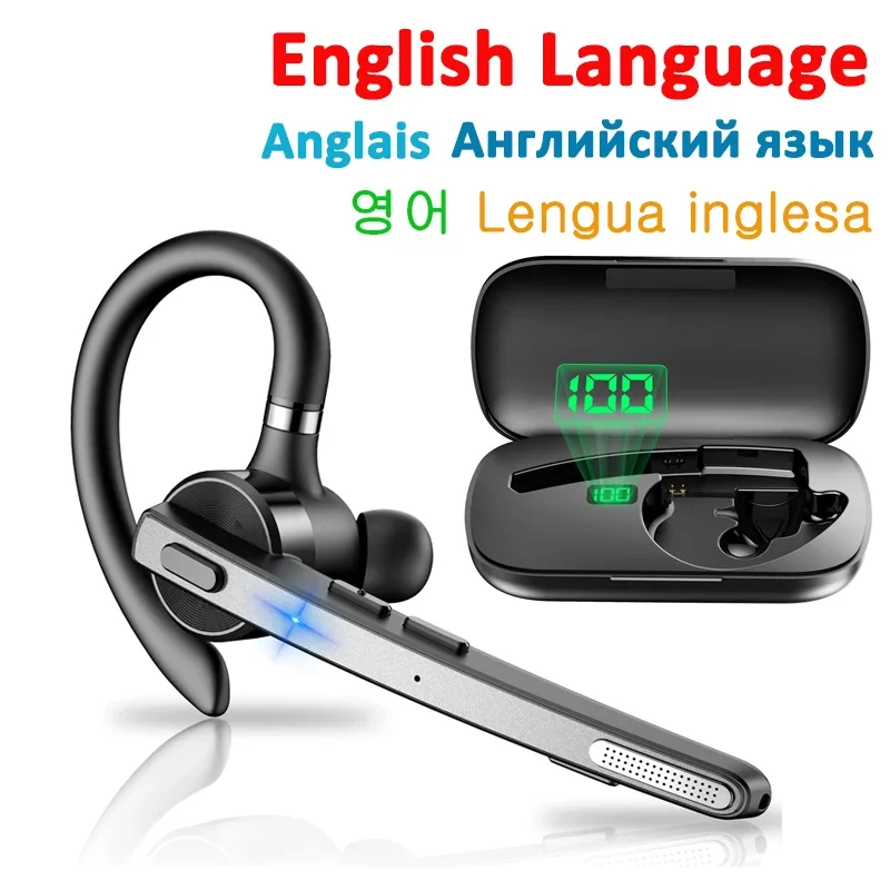 Premium Wireless Bluetooth Headset with Dual-Mic Noise Cancelling Technology