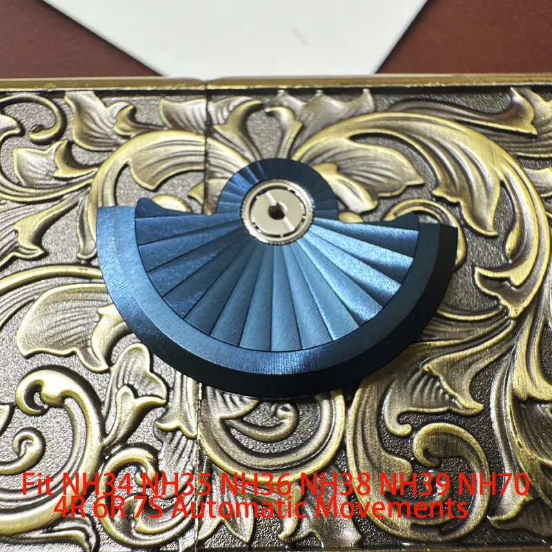 Customized Automatic Hammer Rose Gold Black Blue Silver Gold Watch Rotor Parts